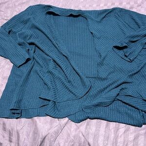 Initiatives xl blue sweater- can be tied up the front- finish off your outfit